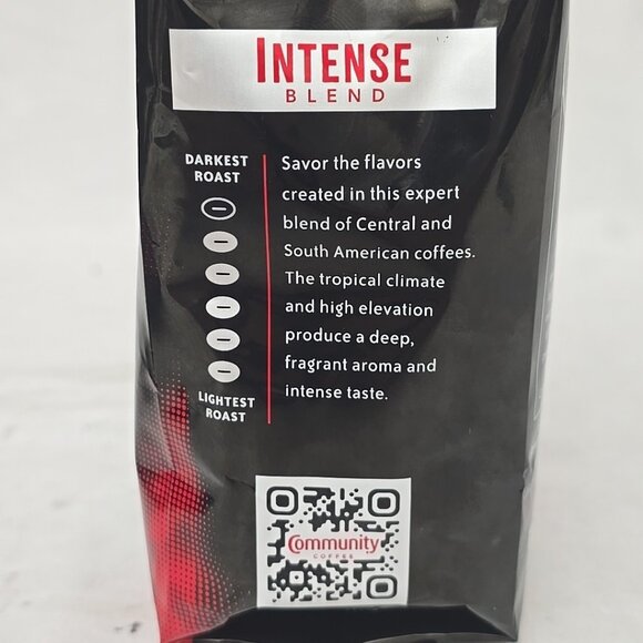 2 PACK Community Coffee Dark & Bold Intense Blend Dark Roast Ground Coffee 12 Oz - Picture 4 of 6